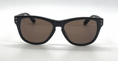 Hogan HO85 Square Brown Frame with Green lining Brown Lense Flexible Temples