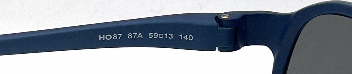 Hogan HO87 87A Matte Blue Aviator Sunglasses-Grey Lenses-Unworn