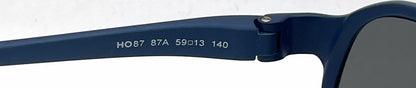 Hogan HO87 87A Matte Blue Aviator Sunglasses-Grey Lenses-Unworn