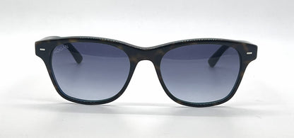 Hogan HO75 56W Tortoise Wayfarer Sunglasses-Blue Gradient Lenses-Unworn