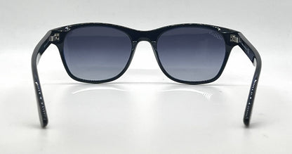 Hogan HO75 56W Tortoise Wayfarer Sunglasses-Blue Gradient Lenses-Unworn