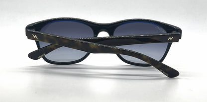 Hogan HO75 56W Tortoise Wayfarer Sunglasses-Blue Gradient Lenses-Unworn