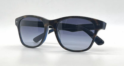 Hogan HO75 56W Tortoise Wayfarer Sunglasses-Blue Gradient Lenses-Unworn