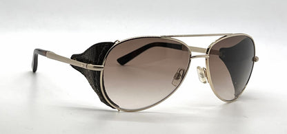 Hogan Cruiser HO58 28F Gold Aviator Sunglasses-Brown Gradient Lenses-Unworn