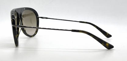 Hogan HO60 52F Tortoise Aviator Sunglasses-Light Brown Gradient Lenses-Unworn