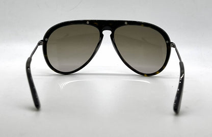 Hogan HO60 52F Tortoise Aviator Sunglasses-Light Brown Gradient Lenses-Unworn