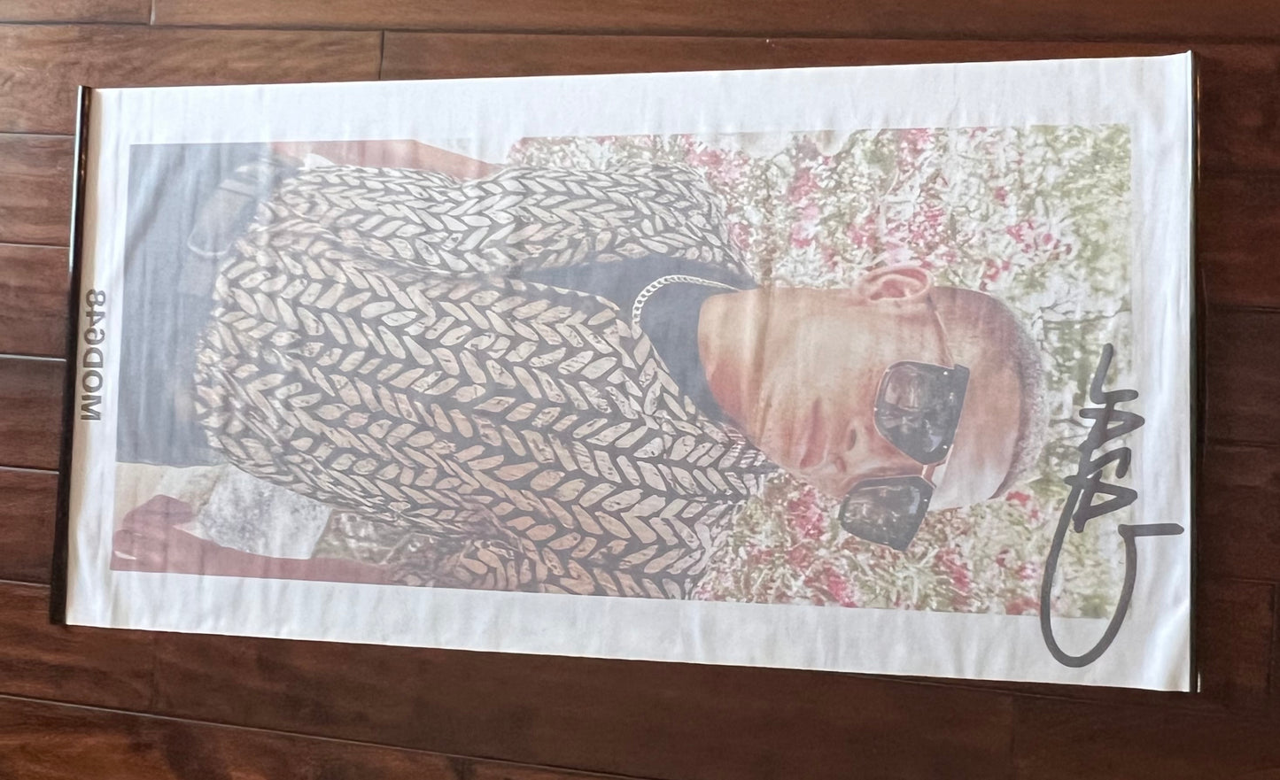 CAZAL In-Store Advertising - HANGING SILK POP Marketing Piece - 24” x 47” - RARE