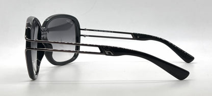 Hogan HO02 01B Brown Butterfly Sunglasses-Grey Gradient Lenses-Unworn