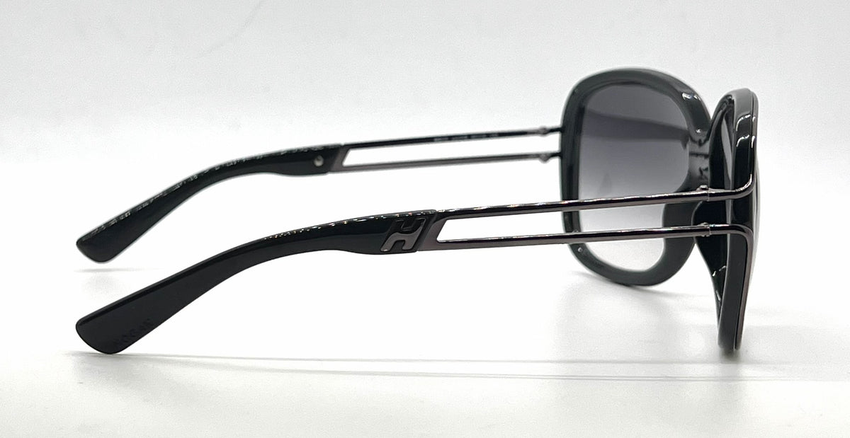 Hogan HO02 01B Brown Butterfly Sunglasses-Grey Gradient Lenses-Unworn