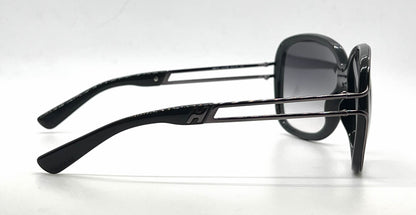 Hogan HO02 01B Brown Butterfly Sunglasses-Grey Gradient Lenses-Unworn