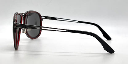 Hogan HO35 05A Black Aviator Sunglasses-Grey Lenses-Unworn