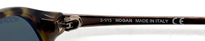 Hogan HO90 95N Green Tortoise Aviator Sunglasses-Green Lenses-Unworn