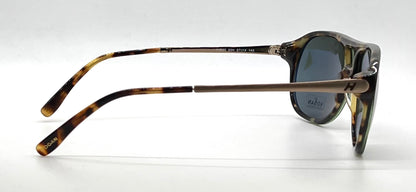 Hogan HO90 95N Green Tortoise Aviator Sunglasses-Green Lenses-Unworn