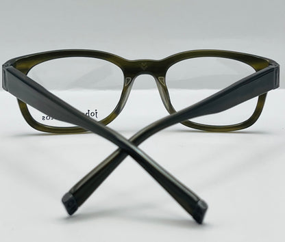 Brand New JOHN VARVATOS V337 50-20-145 EYEGLASSES - Olive Green with Case & Cloth