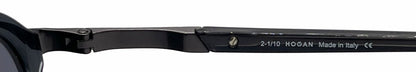 Hogan HO09 05A Black Gunmetal Round Aviator Sunglasses-Grey Lenses-Unworn