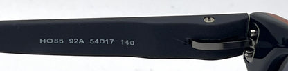 Hogan HO86 92A Black Square Sunglasses-Dark Grey Lenses-Unworn