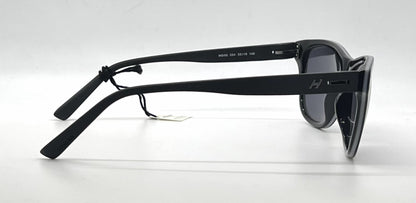 Hogan HO85 05A Black Square Sunglasses-Dark Grey Lenses-Unworn