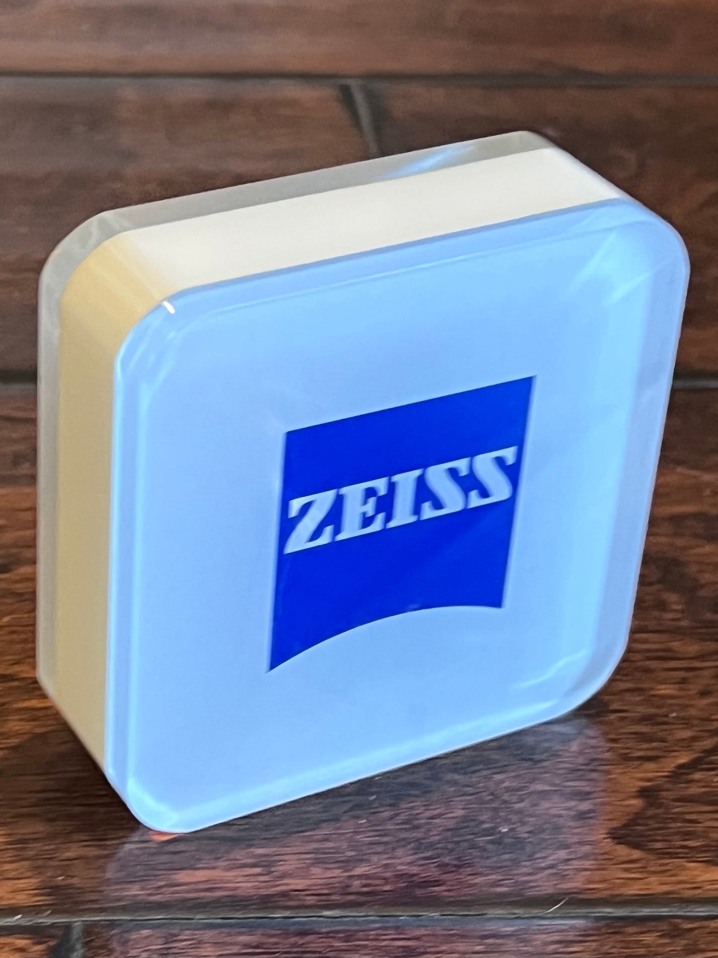 Zeiss-Double Sided In-Store Branded Acrylic Display-3x3x1 Inches-Great Condition