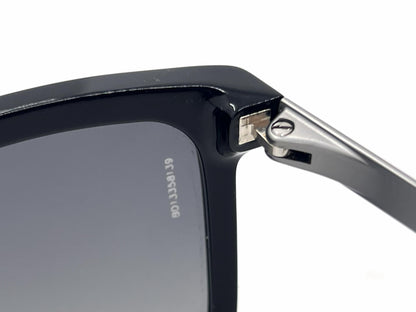 Dolce and Gabbana DG4219 501/T3 Black Gunmetal Square Aviator-Vintage Sunglasses Grey Polarized Lenses-Unworn