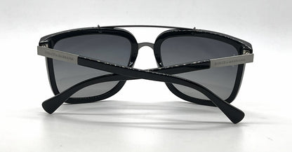Dolce and Gabbana DG4219 501/T3 Black Gunmetal Square Aviator-Vintage Sunglasses Grey Polarized Lenses-Unworn