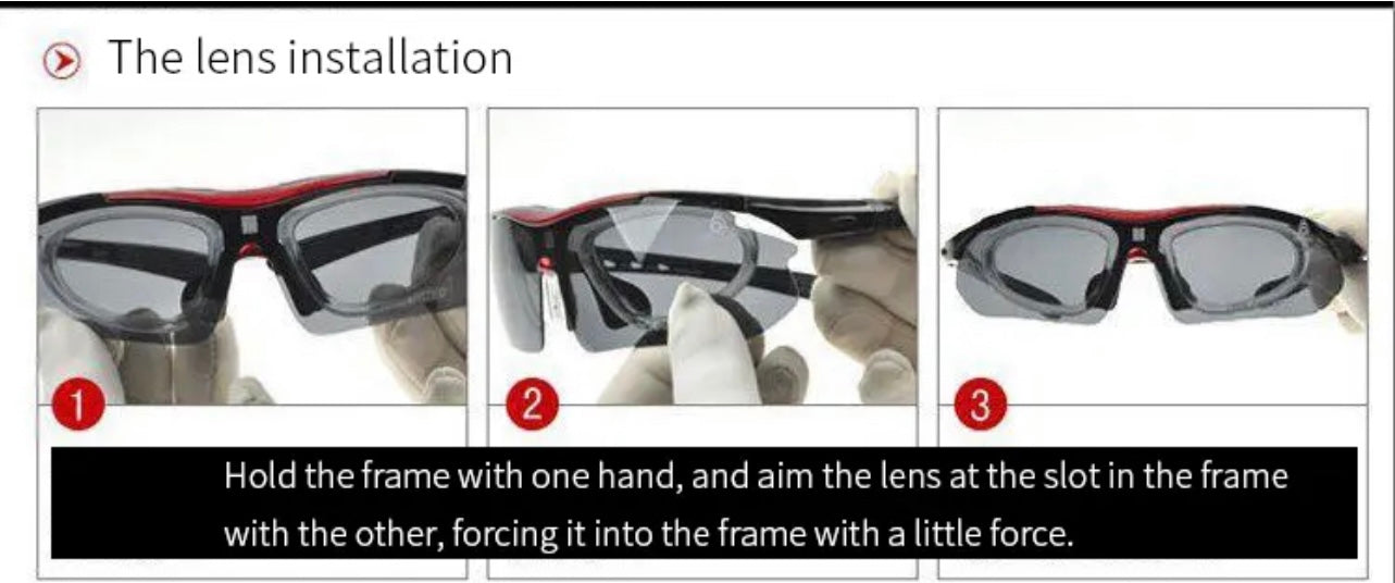 Outdoors, sports and cycling Sunglasses.  5 Changeable Lens Variations. Comfy/Non-Slip Nose-pads