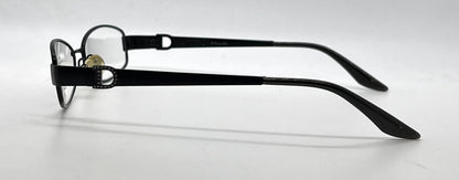 Christian Dior CD3684 Oval Vintage Optical Frame Matte Black Crystal-Demo-Unworn