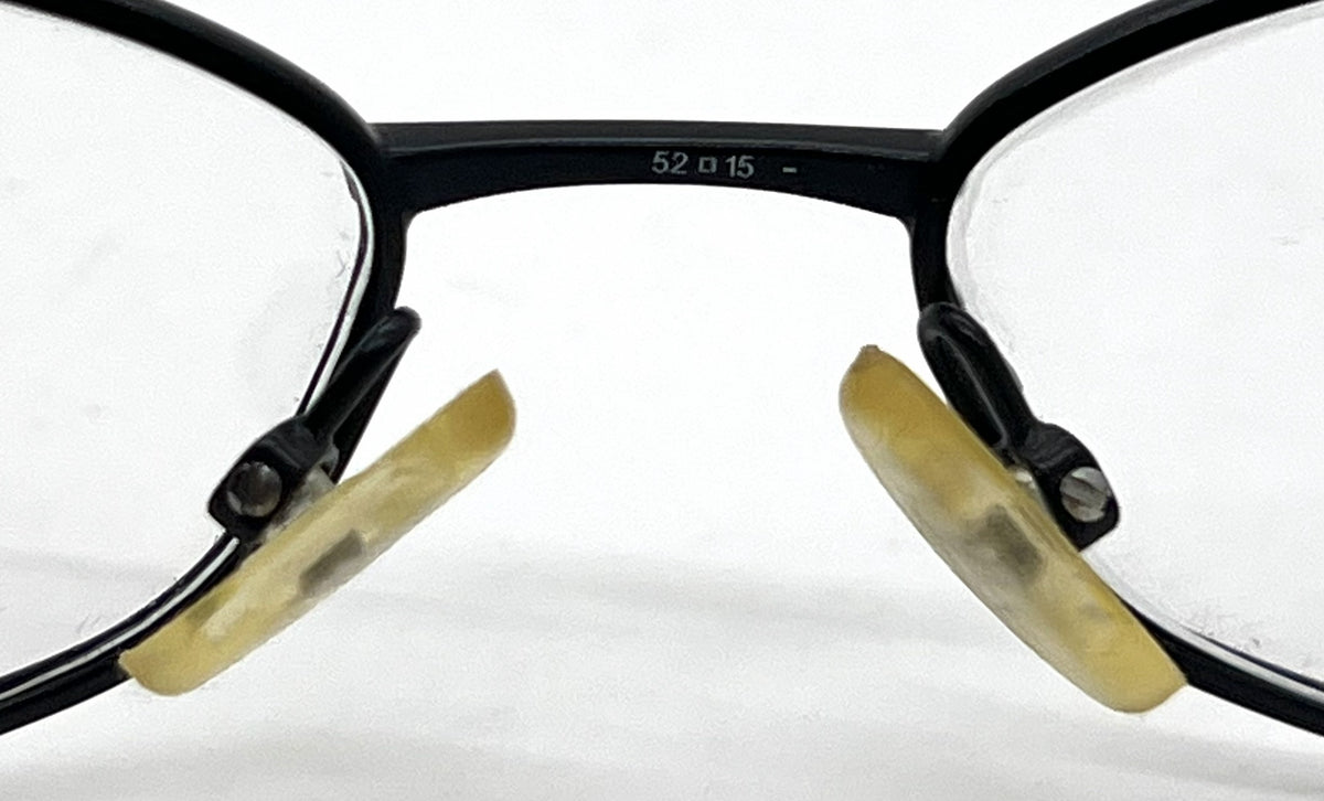 Christian Dior CD3684 Oval Vintage Optical Frame Matte Black Crystal-Demo-Unworn