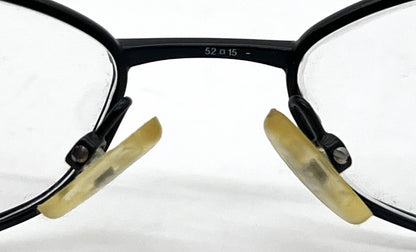 Christian Dior CD3684 Oval Vintage Optical Frame Matte Black Crystal-Demo-Unworn