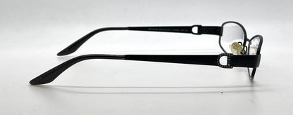 Christian Dior CD3684 Oval Vintage Optical Frame Matte Black Crystal-Demo-Unworn