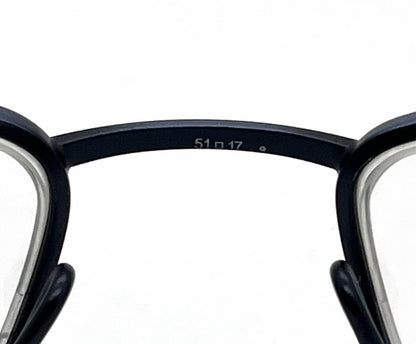 Christian Dior CD3627 Half-Rim-Vintage Optical Frame Blue Crystal-Unworn