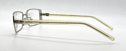 Christian Dior CD3633 Rectangular Vintage Optical Frame-Silver Yellow-Unworn
