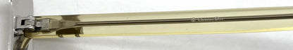 Christian Dior CD3633 Rectangular Vintage Optical Frame-Silver Yellow-Unworn