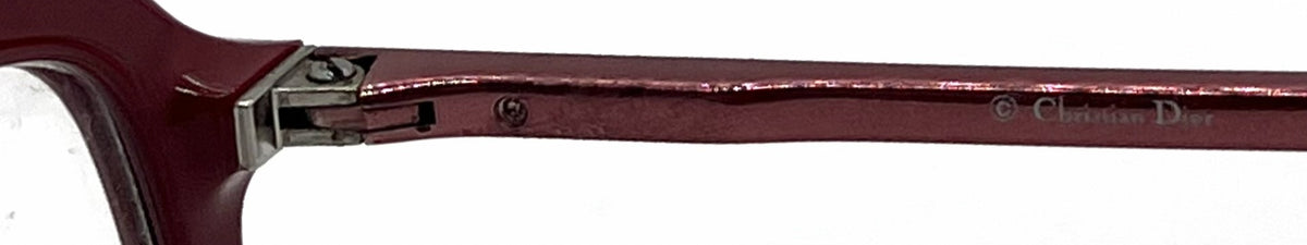 Dior CD3108/STRASS Rectangular Vintage Optical Frame-Burgundy-Unworn