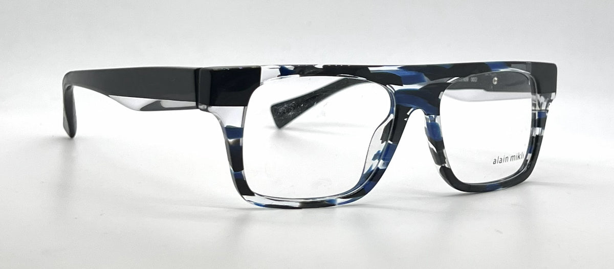 Alain Mikli Claudien A03109 003 Blue / Black Tortoise Eyeglasses-Unworn-Italy