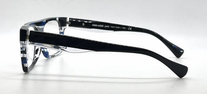 Alain Mikli Claudien A03109 003 Blue / Black Tortoise Eyeglasses-Unworn-Italy