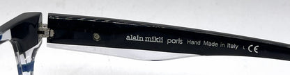 Alain Mikli Claudien A03109 003 Blue / Black Tortoise Eyeglasses-Unworn-Italy