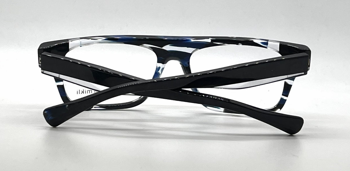 Alain Mikli Claudien A03109 003 Blue / Black Tortoise Eyeglasses-Unworn-Italy
