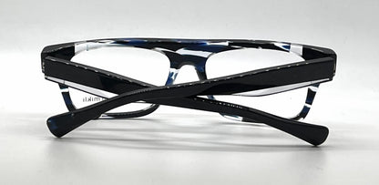 Alain Mikli Claudien A03109 003 Blue / Black Tortoise Eyeglasses-Unworn-Italy