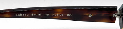Alain Mikli Isabeau A03108 003 Teal / Tortoise Striped Eyeglasses-Unworn-Italy