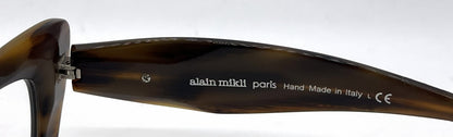 Alain Mikli Sarette A03119 003 Blue / Brown Marbled Eyeglasses-Unworn-Italy
