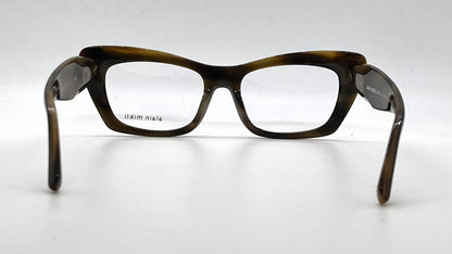 Alain Mikli Sarette A03119 003 Blue / Brown Marbled Eyeglasses-Unworn-Italy