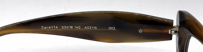 Alain Mikli Sarette A03119 003 Blue / Brown Marbled Eyeglasses-Unworn-Italy