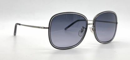 Tod's TO47 20B Grey Butterfly Sunglasses-Blue Gradient Lenses-Unworn-Italy