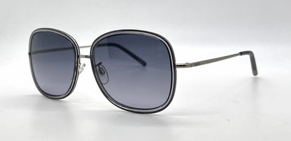 Tod's TO47 20B Grey Butterfly Sunglasses-Blue Gradient Lenses-Unworn-Italy