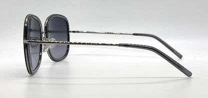 Tod's TO47 20B Grey Butterfly Sunglasses-Blue Gradient Lenses-Unworn-Italy