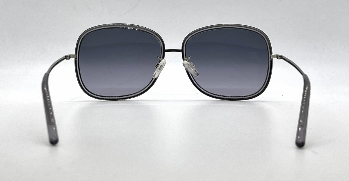 Tod's TO47 20B Grey Butterfly Sunglasses-Blue Gradient Lenses-Unworn-Italy