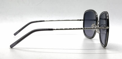 Tod's TO47 20B Grey Butterfly Sunglasses-Blue Gradient Lenses-Unworn-Italy