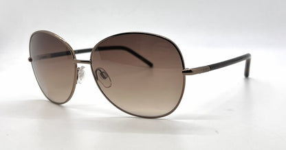 Tod's TO74 36F Gold Butterfly Sunglasses-Brown Gradient Lenses-Unworn-Italy
