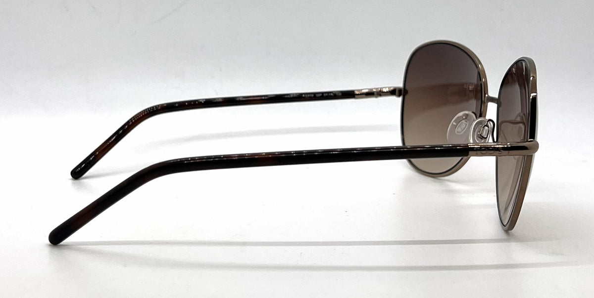 Tod's TO74 36F Gold Butterfly Sunglasses-Brown Gradient Lenses-Unworn-Italy