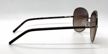 Tod's TO74 36F Gold Butterfly Sunglasses-Brown Gradient Lenses-Unworn-Italy